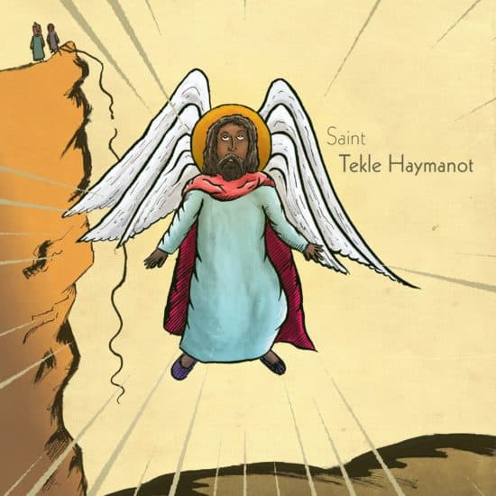 Orthodox illustration of the great Ethiopian Saint Takla Haymanot